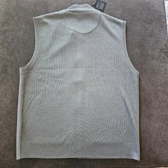 Kenneth Cole Awearness Men's Gray Zip Up Slim Fit Vest Size size XL - Picture 3 of 11